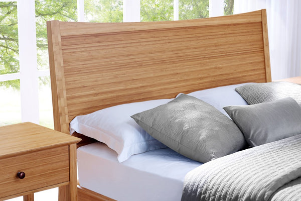 Greenington Willow Solid Bamboo Nightstand with Smooth Glide Drawer for Eco Friendly Bedrooms ECO03CA