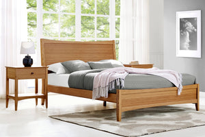 Greenington Willow Solid Bamboo Nightstand with Smooth Glide Drawer for Eco Friendly Bedrooms ECO03CA