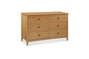 Greenington Willow Six Drawer Solid Bamboo Dresser Eco Friendly Bedroom Storage Modern ECO05CA