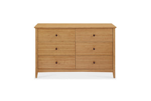 Greenington Willow Six Drawer Solid Bamboo Dresser Eco Friendly Bedroom Storage Modern ECO05CA