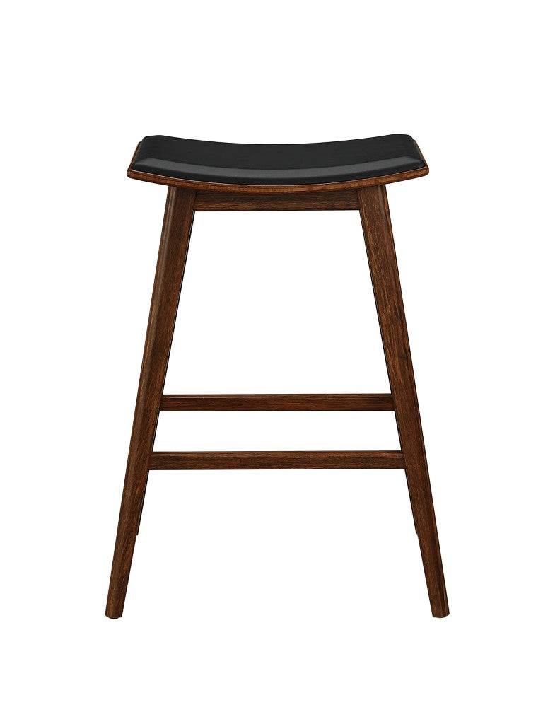 Greenington Terra Solid Moso Bamboo Counter Stools Eco Friendly Seating for Kitchen or Bar Set of 2 Exotic ECO08E