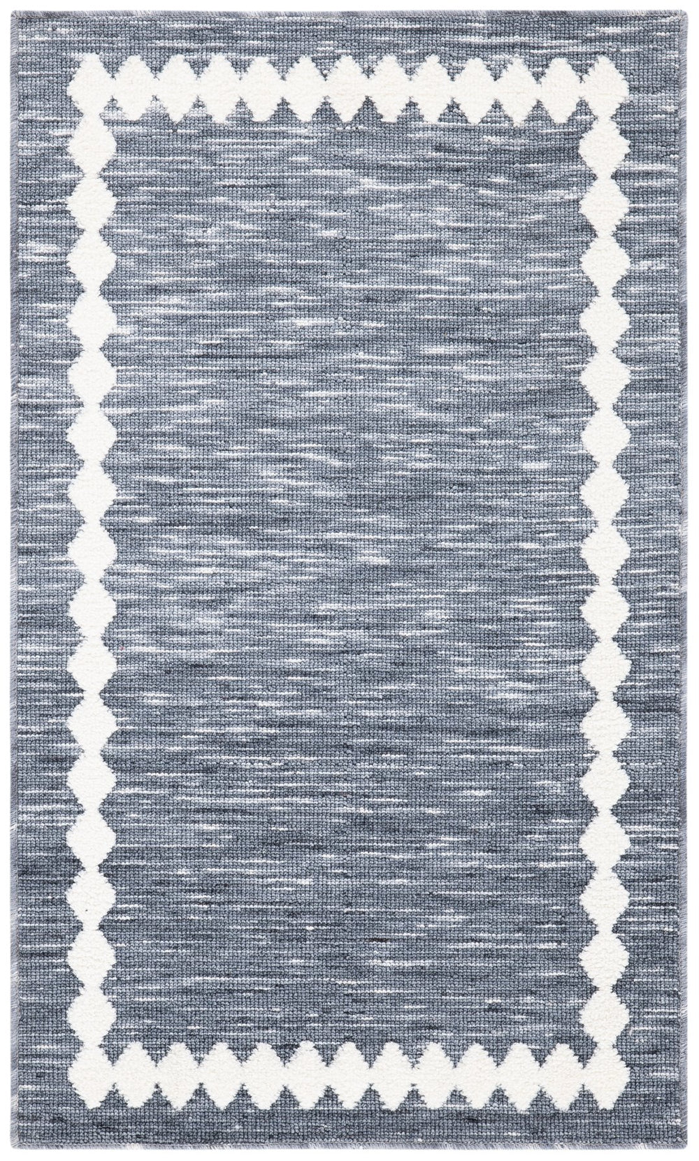Safavieh Easy Care Chic Geometric Runner Rug - Contemporary Design In Elegant Grey And Ivory For Modern Spaces Grey ,Ivory Polyester Ecr110f-212