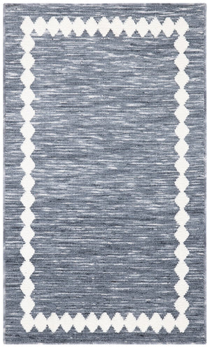 Safavieh Easy Care Chic Geometric Runner Rug - Contemporary Design In Elegant Grey And Ivory For Modern Spaces Grey ,Ivory Polyester Ecr110f-212