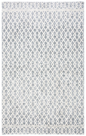 Safavieh Easy Care Elegant Contemporary Diamond Motif Rug - Durable, Washable, And Stylish For Any Space Grey ,Ivory Polyester Ecr111f-212