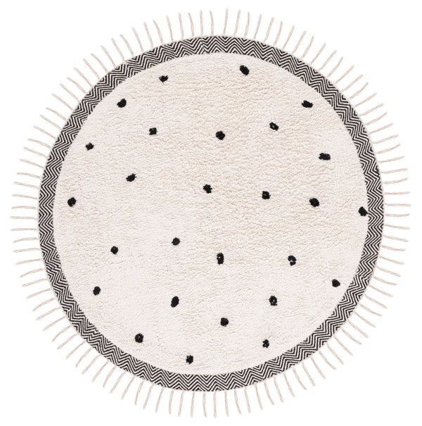 Safavieh Easy Hand Woven Cotton Area Rug – Elegant Ivory And Black Design For Chic Home Decor And Comfort Ivory ,Black Cotton Ecr203z-8r