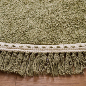 Easy Care 204 Hand Woven Cotton Rug - Soft, Machine Washable, Stylish Addition to Any Home Decor
