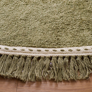 Easy Care 204 Hand Woven Cotton Rug - Soft, Machine Washable, Stylish Addition to Any Home Decor
