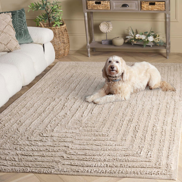 Safavieh Easy Care Modern Area Rug In Soft Green Tone – Luxurious, Durable, Eco-friendly Decor Piece Sage Recycled Cotton Ecr208w-4