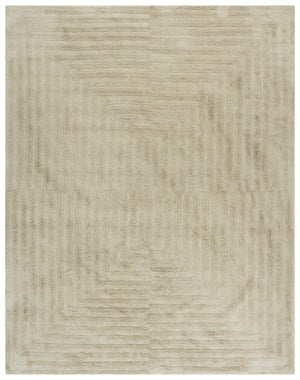 Safavieh Easy Care Modern Area Rug - Eco-friendly, Plush Comfort With Layered Rectangle Design For Any Room Sage Recycled Cotton Ecr208w-8