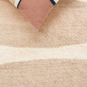 Safavieh Easy Care Area Rug - Modern Abstract Design In Eco-friendly Cotton For Cozy Living Spaces Beige ,Ivory Recycled Cotton Ecr209b-8