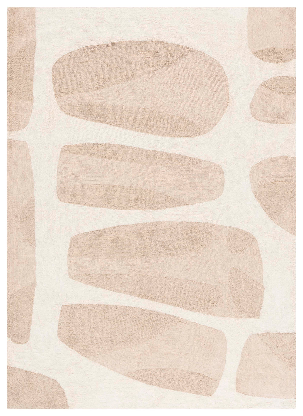 Safavieh Easy Care 209b Beige/Ivory Modern Area Rug - Eco-friendly, Soft Underfoot, Stylish 5x8 Ft Design Beige ,Ivory Recycled Cotton Ecr209b-5