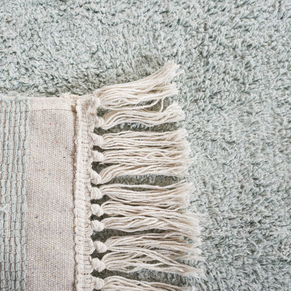 Safavieh Easy Handwoven Cotton Rug - Elegant Light Blue And Ivory Design With Tassel For Any Home Decor Light Blue ,Ivory Cotton Ecr211j-8r