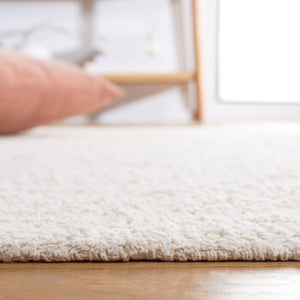 Safavieh Easy Care Hand-woven Cotton Rug - Elegant Ivory And Pink Design For Warmth And Style In Your Home Ivory ,Pink Cotton Ecr212u-2