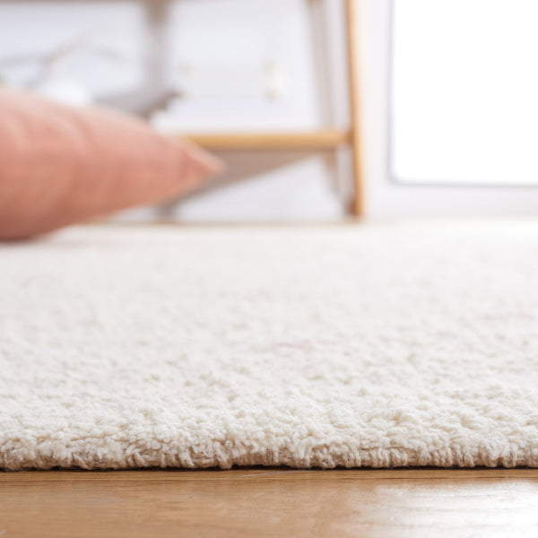 Safavieh Easy Care Hand-woven Cotton Rug - Elegant Ivory And Pink Design For Warmth And Style In Your Home Ivory ,Pink Cotton Ecr212u-2