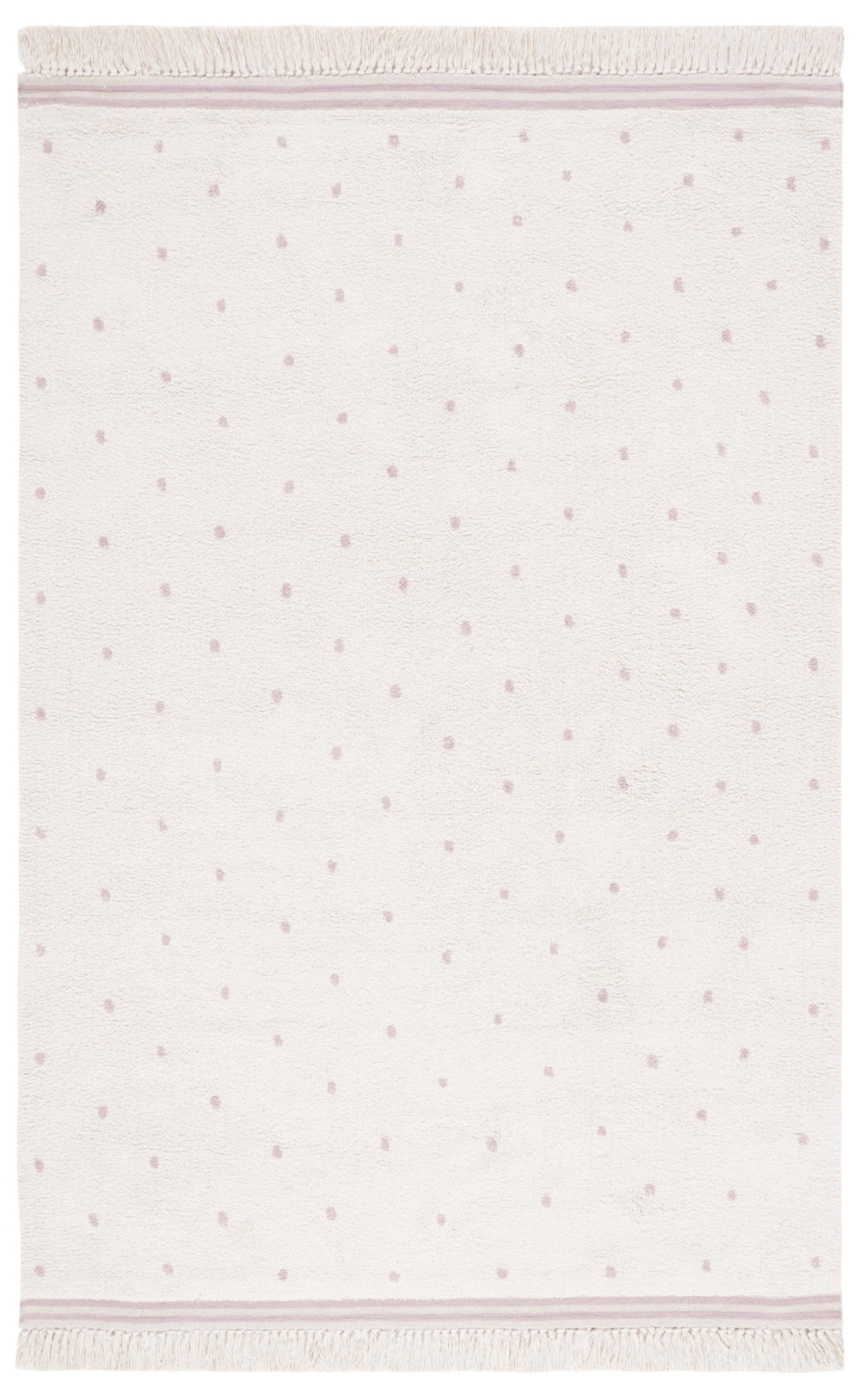 Safavieh Easy Care Hand-woven Cotton Rug - Elegant Ivory And Pink Design For Warmth And Style In Your Home Ivory ,Pink Cotton Ecr212u-2