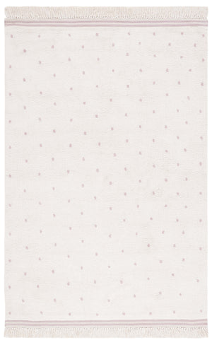 Safavieh Easy Care Hand-woven Cotton Rug - Elegant Ivory And Pink Design For Warmth And Style In Your Home Ivory ,Pink Cotton Ecr212u-2