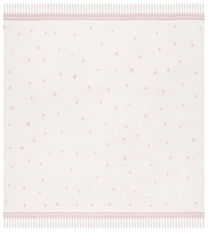 Safavieh Easy Care Hand-woven Cotton Rug - Elegant Ivory And Pink Design For Warmth And Style In Your Home Ivory ,Pink Cotton Ecr212u-2