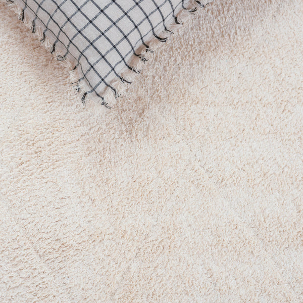 Safavieh Easy Care Hand-woven Cotton Area Rug With Diamond Pattern And Fringe Detail For Timeless Decor Ivory Recyclyed Cotton Pile Ecr213a-6sq