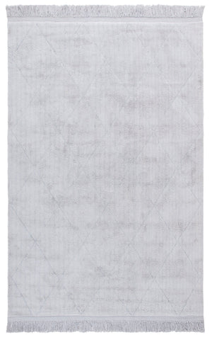 Safavieh Easy Care Hand-woven Cotton Area Rug With Diamond Pattern And Fringe Detail For Timeless Decor Grey Recyclyed Cotton Pile Ecr213f-6