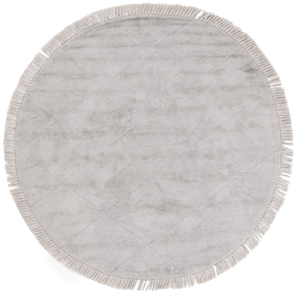 Safavieh Easy Care Hand-woven Cotton Area Rug With Diamond Pattern And Fringe Detail For Timeless Decor Grey Recyclyed Cotton Pile Ecr213f-6