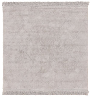 Safavieh Easy Care Hand-woven Cotton Area Rug With Diamond Pattern And Fringe Detail For Timeless Decor Grey Recyclyed Cotton Pile Ecr213f-6