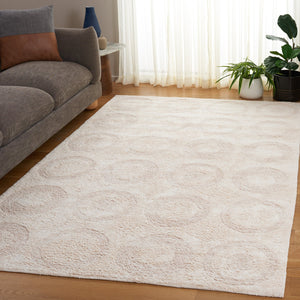 Safavieh Easy Hand Woven Modern Area Rug - Sustainable Luxury With Unique Patterns For Any Home Decor Ivory Recyclyed Cotton Pile Ecr214a-6r