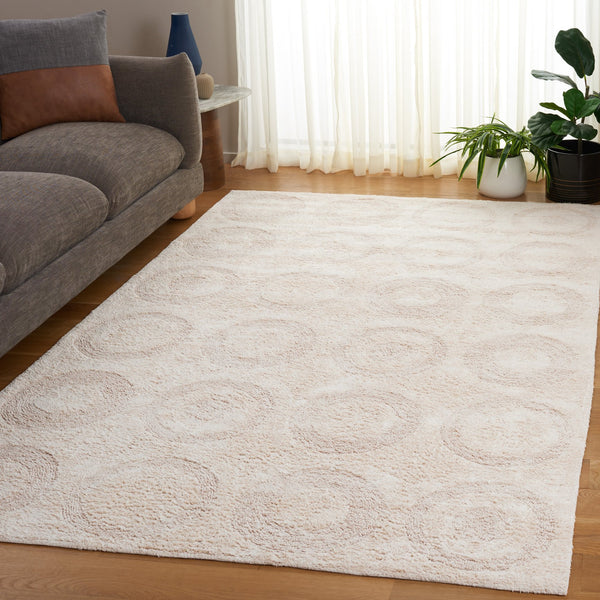 Safavieh Easy Hand Woven Modern Area Rug - Sustainable Luxury With Unique Patterns For Any Home Decor Ivory Recyclyed Cotton Pile Ecr214a-6r