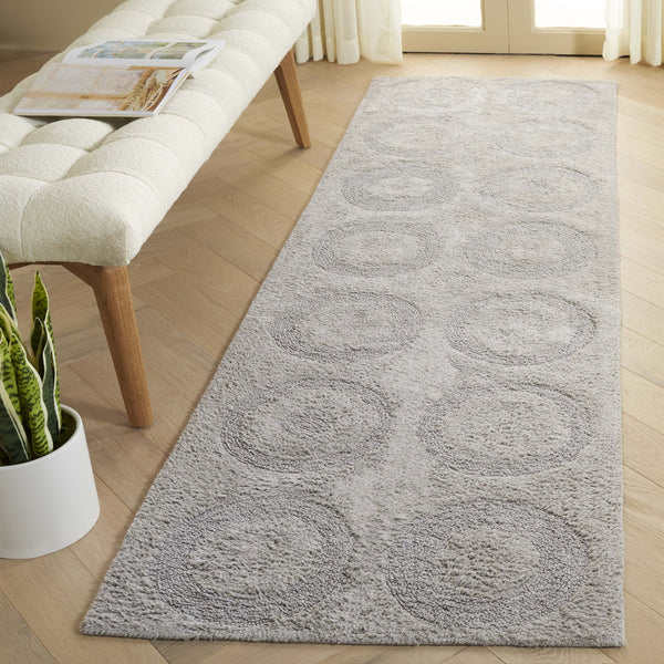 Safavieh Easy Hand Woven Modern Area Rug - Sustainable Luxury With Unique Patterns For Any Home Decor Grey Recyclyed Cotton Pile Ecr214f-5