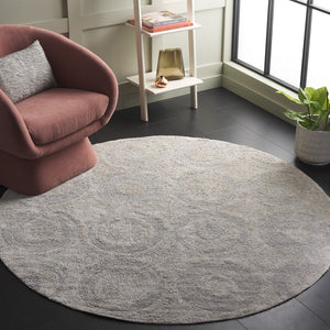 Safavieh Easy Hand Woven Modern Area Rug - Sustainable Luxury With Unique Patterns For Any Home Decor Grey Recyclyed Cotton Pile Ecr214f-5