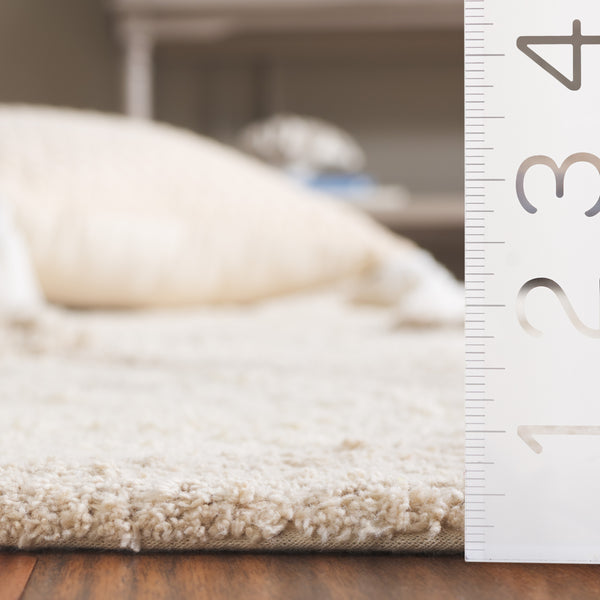 Safavieh Easy Care 6' Square Area Rug - Handwoven Sustainable Luxury With Chic Lattice Design For Modern Homes Ivory ,Beige Recyclyed Cotton Pile Ecr215a-6