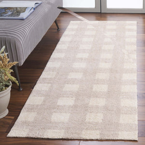 Safavieh Easy Handwoven Area Rug - Sustainable Modern Elegance With Unique Geometric Design For Your Home Ivory ,Beige Recyclyed Cotton Pile Ecr216a-8