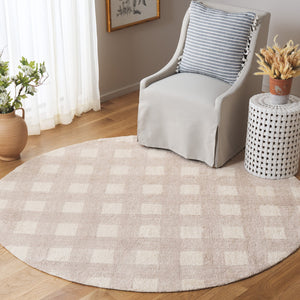 Safavieh Easy Handwoven Area Rug - Sustainable Modern Elegance With Unique Geometric Design For Your Home Ivory ,Beige Recyclyed Cotton Pile Ecr216a-8