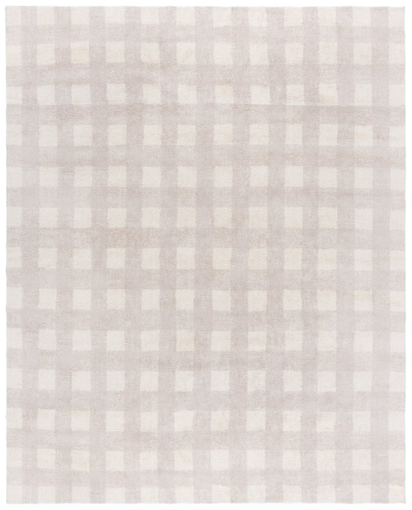 Safavieh Easy Handwoven Area Rug - Sustainable Modern Elegance With Unique Geometric Design For Your Home Ivory ,Beige Recyclyed Cotton Pile Ecr216a-8