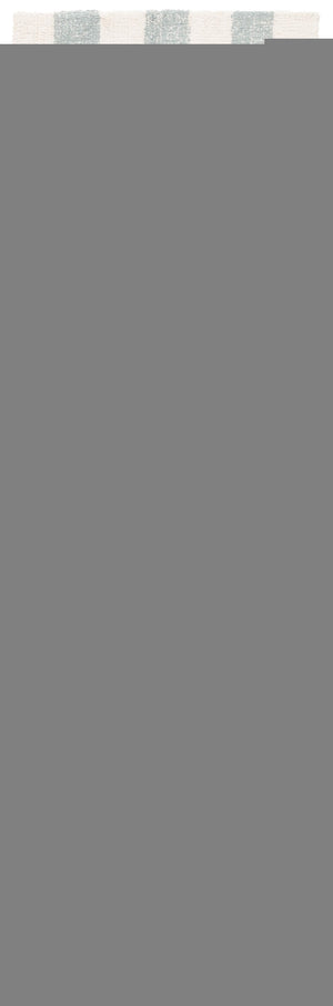 Safavieh Easy Handwoven Area Rug - Sustainable Modern Elegance With Unique Geometric Design For Your Home Ivory ,Teal Recyclyed Cotton Pile Ecr216j-3