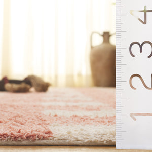 Safavieh Easy Handwoven Area Rug - Sustainable Modern Elegance With Unique Geometric Design For Your Home Ivory ,Rust Recyclyed Cotton Pile Ecr216p-8