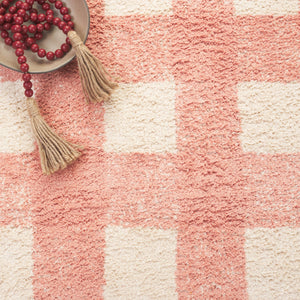 Safavieh Easy Handwoven Area Rug - Sustainable Modern Elegance With Unique Geometric Design For Your Home Ivory ,Rust Recyclyed Cotton Pile Ecr216p-8