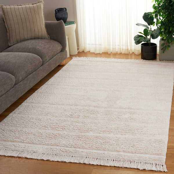 Safavieh Easy Hand Woven Modern Area Rug: Sustainable Comfort & Contemporary Style For Your Home Decor Ivory Recyclyed Cotton Pile Ecr217a-8