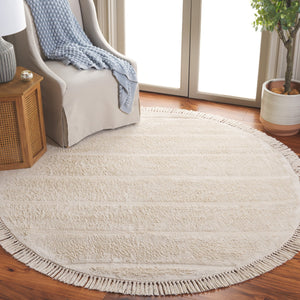 Safavieh Easy Hand Woven Modern Area Rug: Sustainable Comfort & Contemporary Style For Your Home Decor Ivory Recyclyed Cotton Pile Ecr217a-8