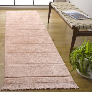 Safavieh Easy Hand Woven Modern Area Rug: Sustainable Comfort & Contemporary Style For Your Home Decor Pink Recyclyed Cotton Pile Ecr217u-6sq