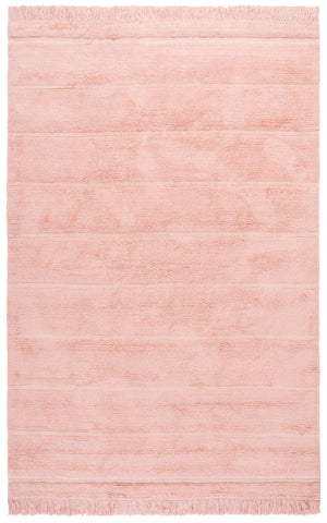 Safavieh Easy Hand Woven Modern Area Rug: Sustainable Comfort & Contemporary Style For Your Home Decor Pink Recyclyed Cotton Pile Ecr217u-6sq