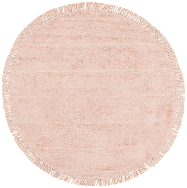 Safavieh Easy Hand Woven Modern Area Rug: Sustainable Comfort & Contemporary Style For Your Home Decor Pink Recyclyed Cotton Pile Ecr217u-6sq