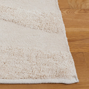 Safavieh Easy Care Hand Woven Area Rug - Luxurious Eco-friendly Design For Modern Home Décor & Comfort Ivory Recyclyed Cotton Pile Ecr218a-6sq