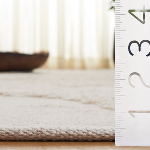 Safavieh Easy Care Hand Woven Area Rug - Luxurious Eco-friendly Design For Modern Home Décor & Comfort Ivory Recyclyed Cotton Pile Ecr218a-6sq