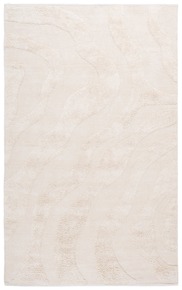 Safavieh Easy Care Hand Woven Area Rug - Luxurious Eco-friendly Design For Modern Home Décor & Comfort Ivory Recyclyed Cotton Pile Ecr218a-6sq