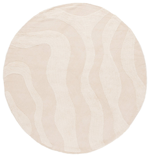 Safavieh Easy Care Hand Woven Area Rug - Luxurious Eco-friendly Design For Modern Home Décor & Comfort Ivory Recyclyed Cotton Pile Ecr218a-6sq