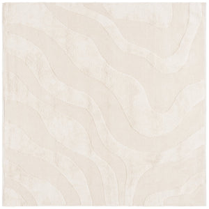 Safavieh Easy Care Hand Woven Area Rug - Luxurious Eco-friendly Design For Modern Home Décor & Comfort Ivory Recyclyed Cotton Pile Ecr218a-6sq