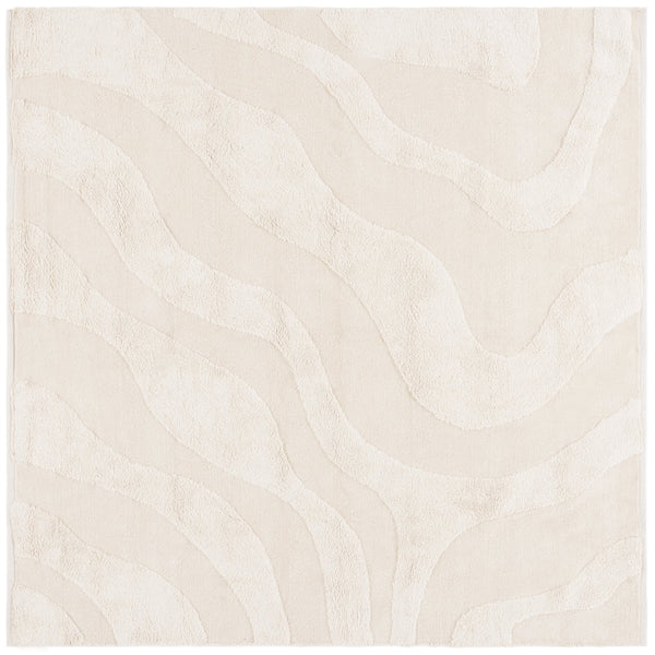 Safavieh Easy Care Hand Woven Area Rug - Luxurious Eco-friendly Design For Modern Home Décor & Comfort Ivory Recyclyed Cotton Pile Ecr218a-6sq