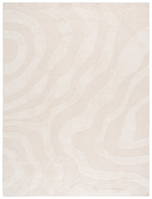 Safavieh Easy Care Hand Woven Area Rug - Luxurious Eco-friendly Design For Modern Home Décor & Comfort Ivory Recyclyed Cotton Pile Ecr218a-6sq