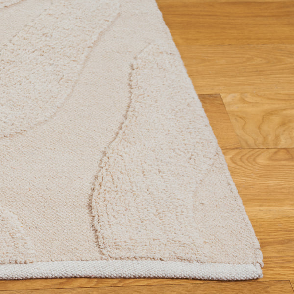 Safavieh Easy Care Hand-woven Contemporary Runner Rug Crafted In India, Eco-friendly Design For Modern Spaces Ivory Recyclyed Cotton Pile Ecr219a-8