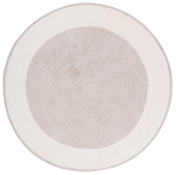 Safavieh Easy Care Artisan-crafted Area Rug - Sustainable Recycled Cotton, Hand-tufted Elegance For Home Ivory ,Beige Recycled Cotton Ecr220b-6r